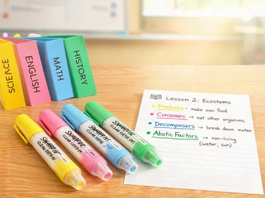 Sharpie clear view highlighters