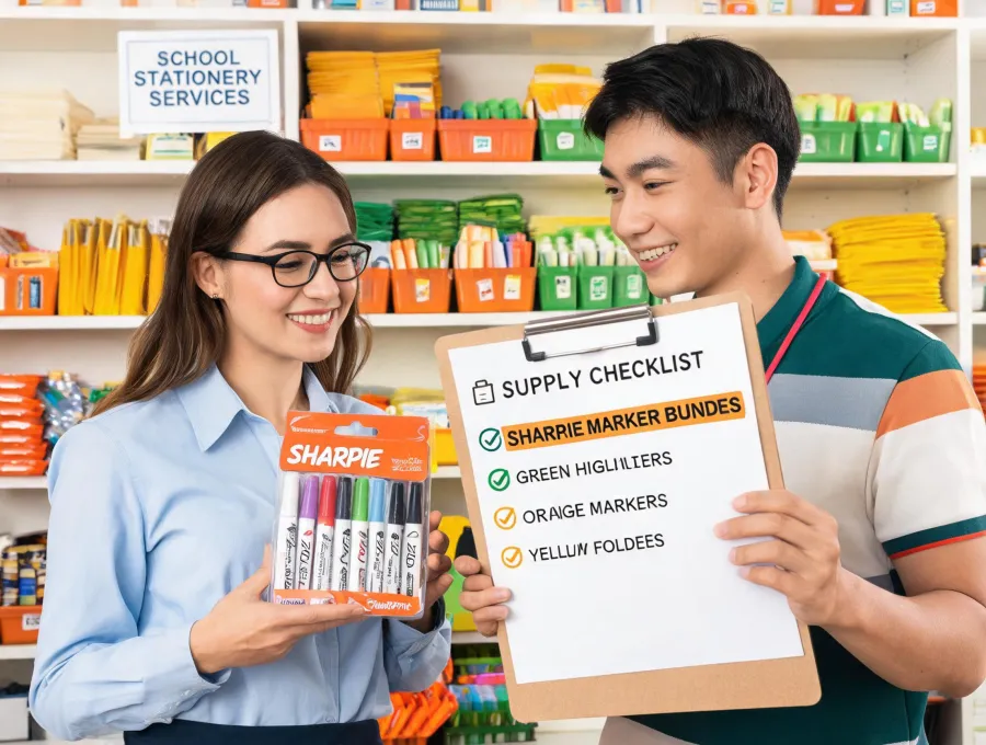 Teacher supply planning with Sharpie markers